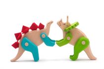 Dřevěné hračky Bajo Série Vyhynulá zvířata - Triceratops