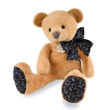 Dřevěné hračky Doudou Histoire d´Ours Plyšový kamarád světle hnědý medvídek 60 cm