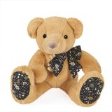 Dřevěné hračky Doudou Histoire d´Ours Plyšový kamarád světle hnědý medvídek 25 cm