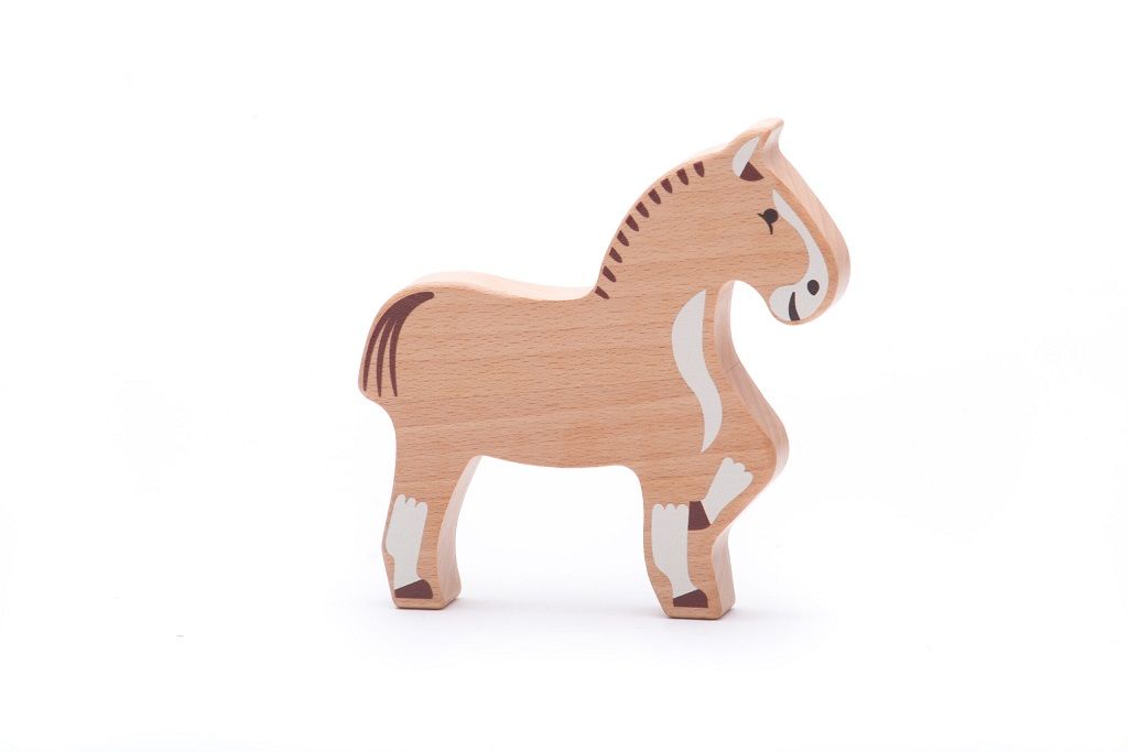 Dřevěné hračky Bajo Venkovská farma - kůň