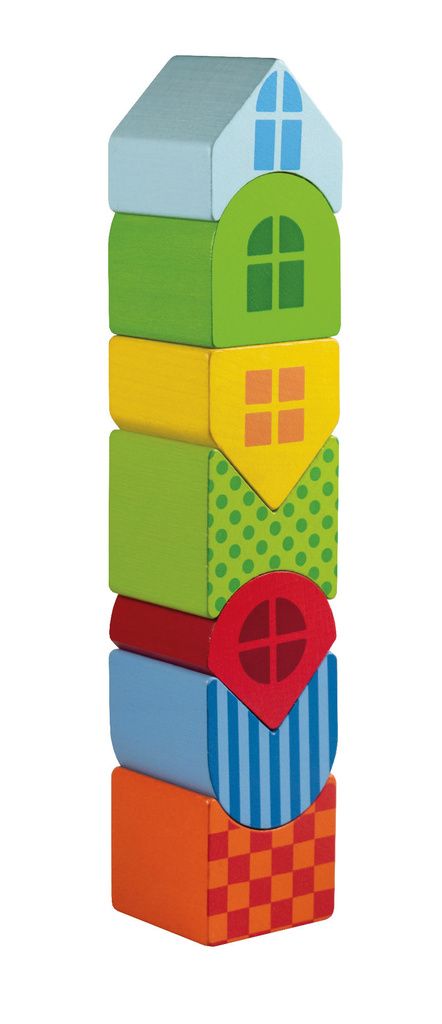 Dřevěné hračky Detoa Barevná pyramida