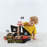 Dřevěné hračky Le Toy Van Pirátská loď Barbarossa