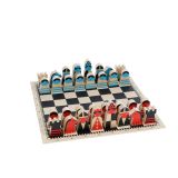 Dřevěné hračky Petit Collage Dřevěné šachy Na tahu
