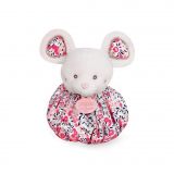 Dřevěné hračky Doudou Muchláček myška růžová 3v1 Doudou et Compagnie Paris