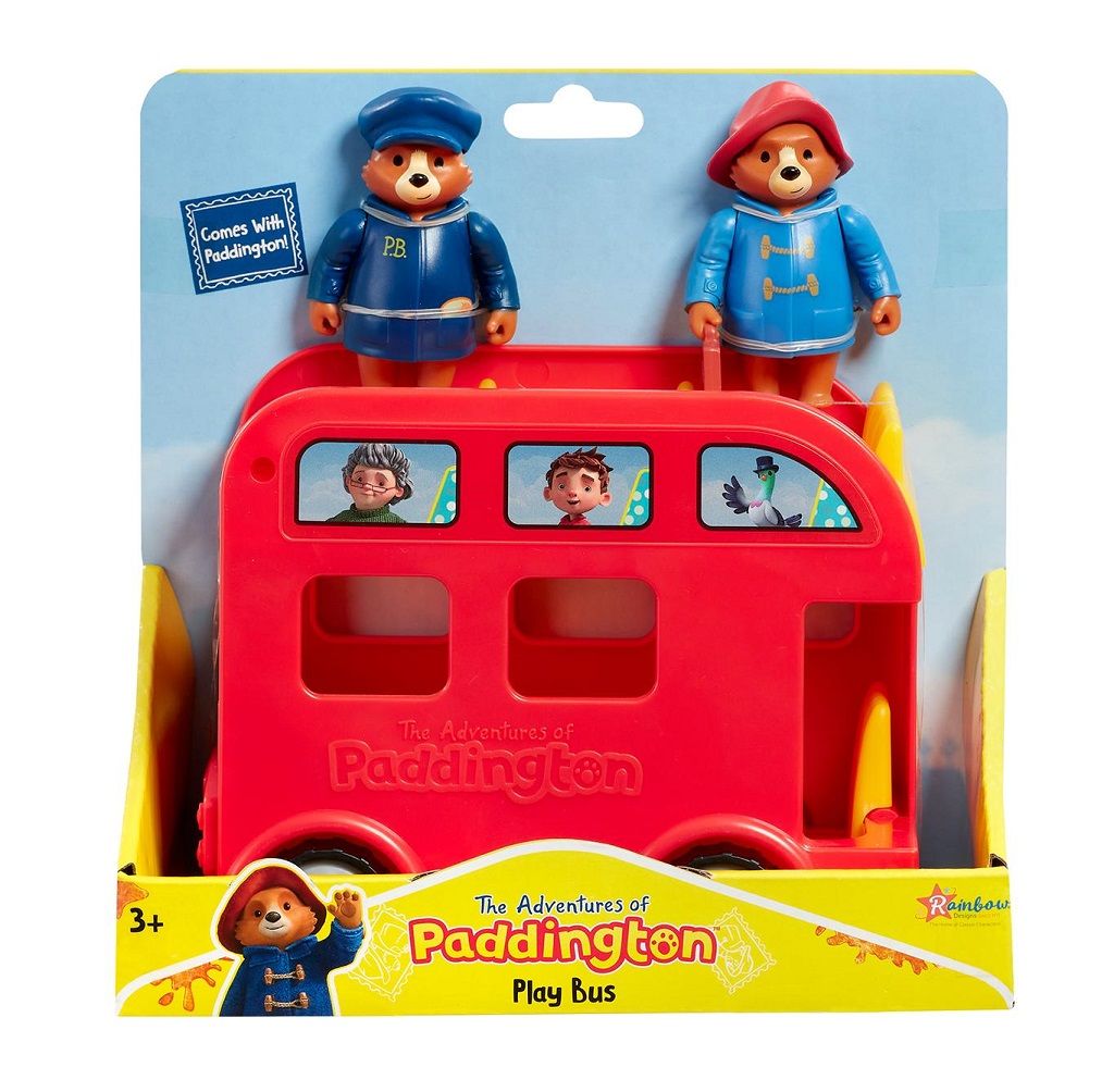 Dřevěné hračky Rainbow Paddington a autobus Rainbow Design Limited