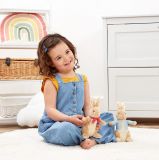 Dřevěné hračky Rainbow Plyšový králíček Flopsy s mašlí malý Rainbow Design Limited