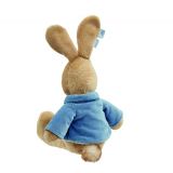 Dřevěné hračky Rainbow Plyšový králíček Petr v modré bundičce s dlouhýma ušima Rainbow Design Limited