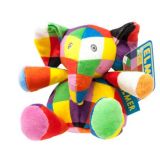 Dřevěné hračky Rainbow Plyšový slon Elmer Rainbow Design Limited