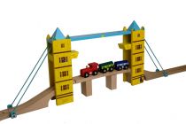 Dřevěné hračky small foot zvedací most vláčkodráhy Tower Bridge Paddington