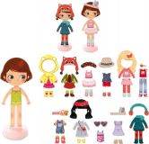 Dřevěné hračky Vilac Magnetické oblékací puzzle Chloe