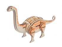 Woodcraft Dřevěné 3D puzzle Brontosaurus