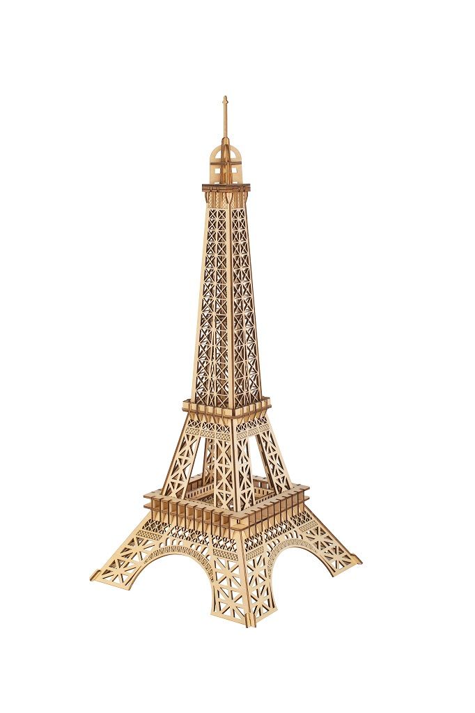 Dřevěné hračky Woodcraft Dřevěné 3D puzzle Eiffelova věž střední Woodcraft construction kit