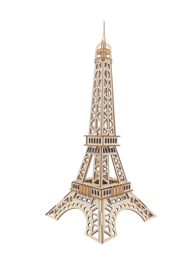 Dřevěné hračky Woodcraft Dřevěné 3D puzzle Eiffelova věž Woodcraft construction kit