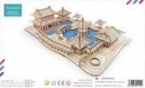 Dřevěné hračky Woodcraft Dřevěné 3D puzzle Zahrady Suzhou Ravensburger