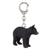 Dřevěné hračky Mojo Klíčenka černý medvídek