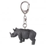 Dřevěné hračky Mojo Klíčenka nosorožec