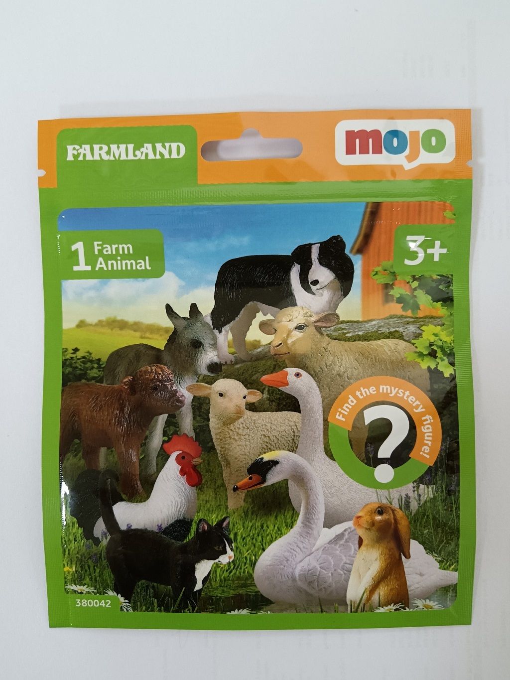 Dřevěné hračky Mojo Farmářská zvířátka v sáčku 1ks - překvapení