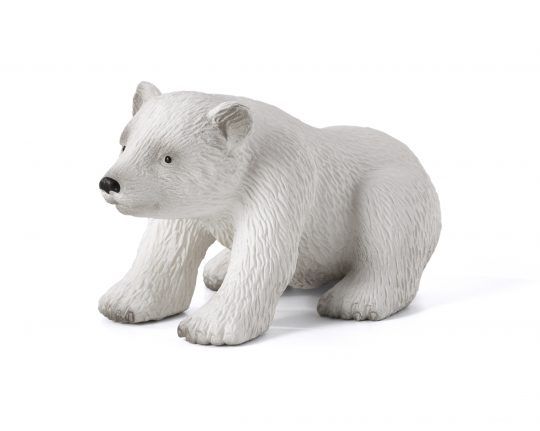 Dřevěné hračky Mojo Lední medvěd mládě sedící