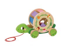 Dřevěné hračky Dvěděti Tahací želva