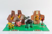 Dřevěné hračky The OffBits stavebnice FarmBit