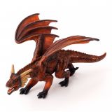 Dřevěné hračky Mojo Ohnivý drak s hýbající se čelistí