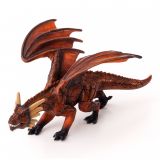 Dřevěné hračky Mojo Ohnivý drak s hýbající se čelistí