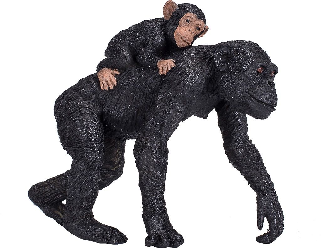 Dřevěné hračky Mojo Šimpanz a mládě