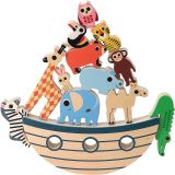 Dřevěné hračky Vilac Balanční hra Archa se zvířátky