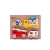 Dřevěné hračky Bajo Sada pohotovostních autíček