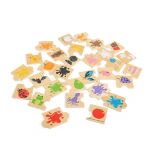 Dřevěné hračky Bigjigs Toys Didaktické puzzle Barvy
