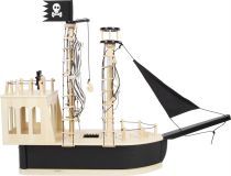 Dřevěné hračky small foot Pirátská loď