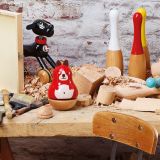 Dřevěné hračky Vilac Hrací skříňka pes Lucien