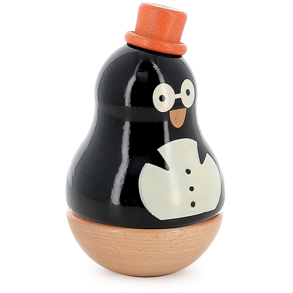 Dřevěné hračky Vilac Hrací skříňka tučňák René