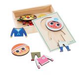 Dřevěné hračky Vilac Oblékací puzzle Jules