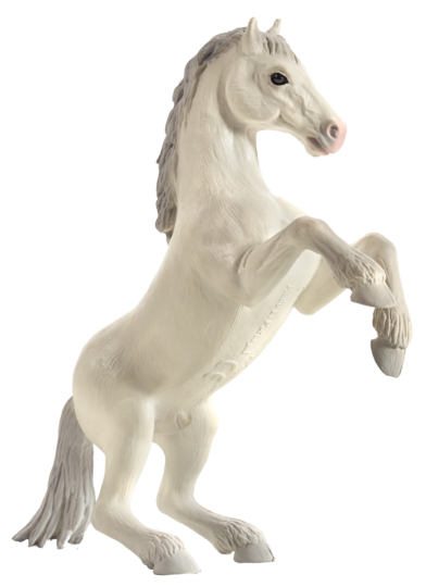 Dřevěné hračky Mojo Animal Planet Kůň Mustang bílý