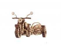 Dřevěné hračky Ugears 3D dřevěné mechanické puzzle Harry Potter Hagridova létající motorka