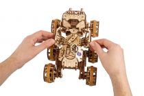 Dřevěné hračky Ugears 3D dřevěné mechanické puzzle Mars Rover