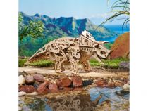 Dřevěné hračky Ugears 3D dřevěné mechanické puzzle Triceratops