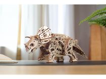 Dřevěné hračky Ugears 3D dřevěné mechanické puzzle Triceratops