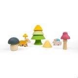 Dřevěné hračky Bigjigs Toys Lesní zvířátka