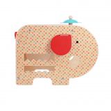 Dřevěné hračky Petit Collage Dřevěný hudební slon 5v1