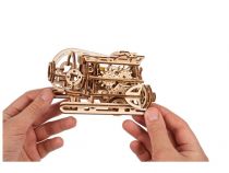 Dřevěné hračky Ugears 3D dřevěné mechanické puzzle Steampunková ponorka