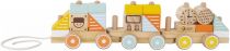 Dřevěné hračky Classic World vláček a tři vagónky