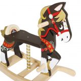 Dřevěné hračky Le Toy Van Petilou Houpací kůň hnědý