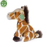 Dřevěné hračky Rappa Plyšová žirafa sedící 18 cm ECO-FRIENDLY