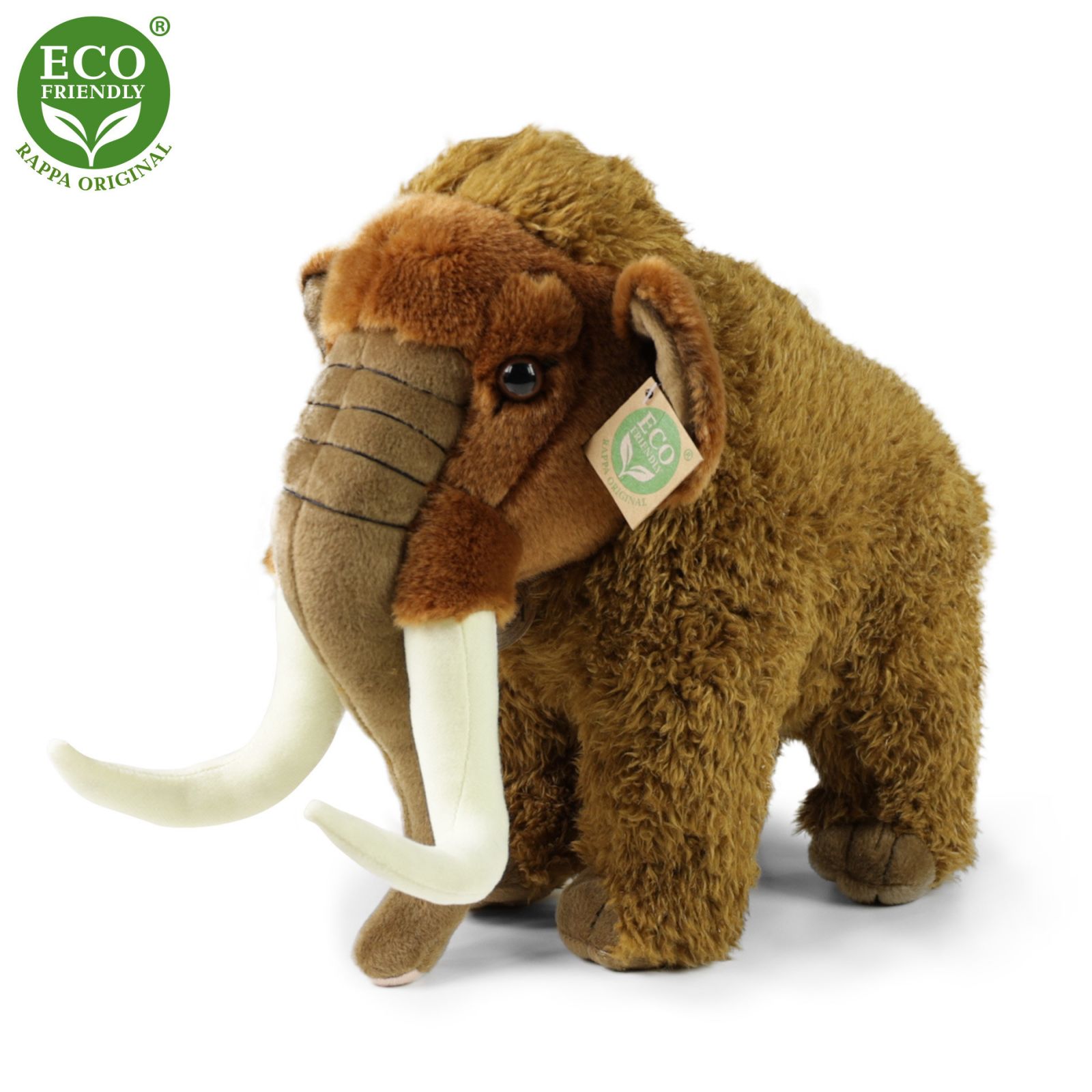 Dřevěné hračky Rappa Plyšový mamut 33 cm ECO-FRIENDLY