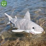 Dřevěné hračky Rappa Plyšový žralok 36 cm ECO-FRIENDLY