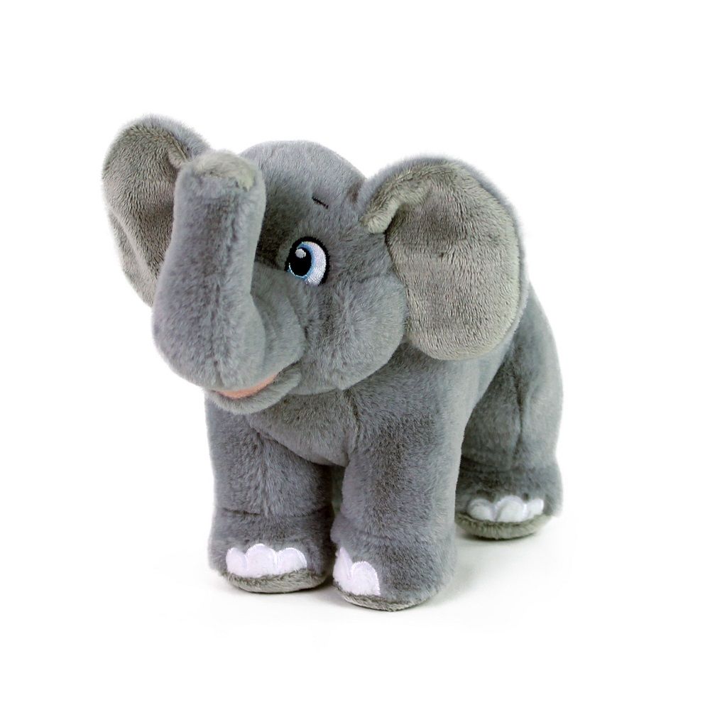 Dřevěné hračky Rappa Plyšový slon 24 cm ECO-FRIENDLY