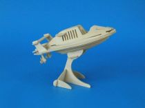 Dřevěné 3D puzzle -dřevěná skládačka - Motorový člun P037