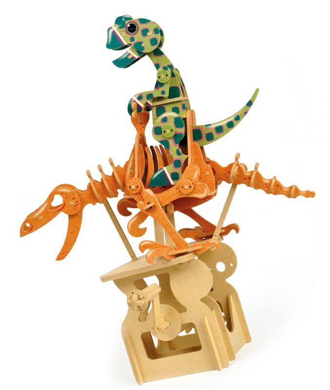 Dřevěné hračky ARToy Stavebnice pohyblivého modelu Briantasaurus